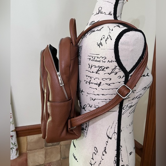 Silvano Borgatti Italian Leather Backpack ?!! main image 6
